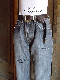 Gürtel zu eng geschnallt Cover Original